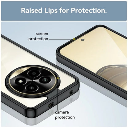 For Realme 13 Pro 5G / 13 Pro+ 5G Shockproof Case TPU +Acrylic Protective Clear Phone Cover