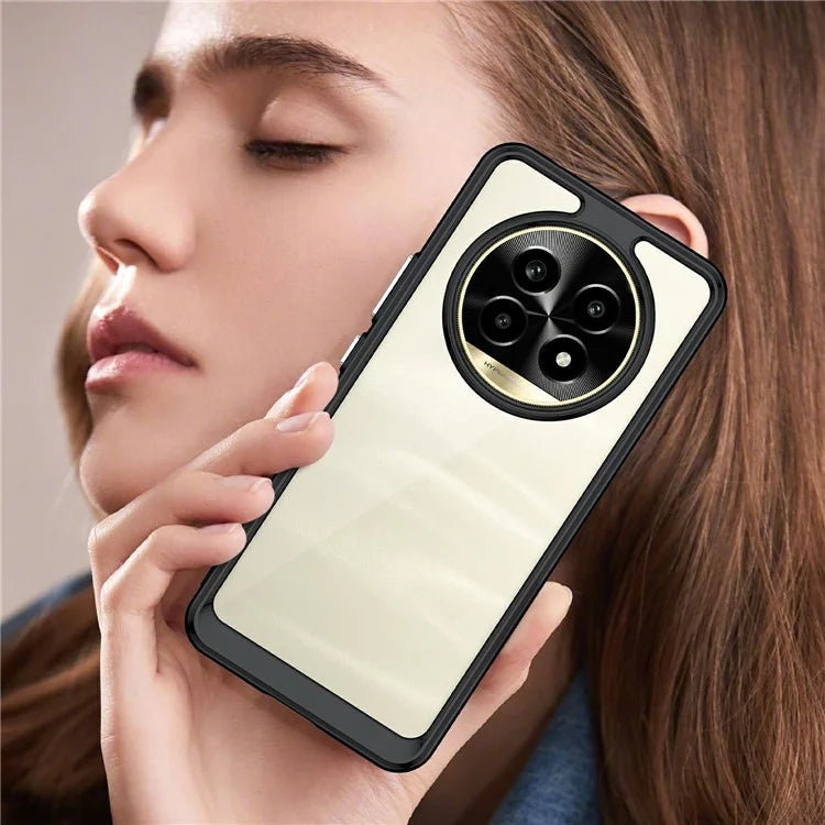 For Realme 13 Pro 5G / 13 Pro+ 5G Shockproof Case TPU +Acrylic Protective Clear Phone Cover