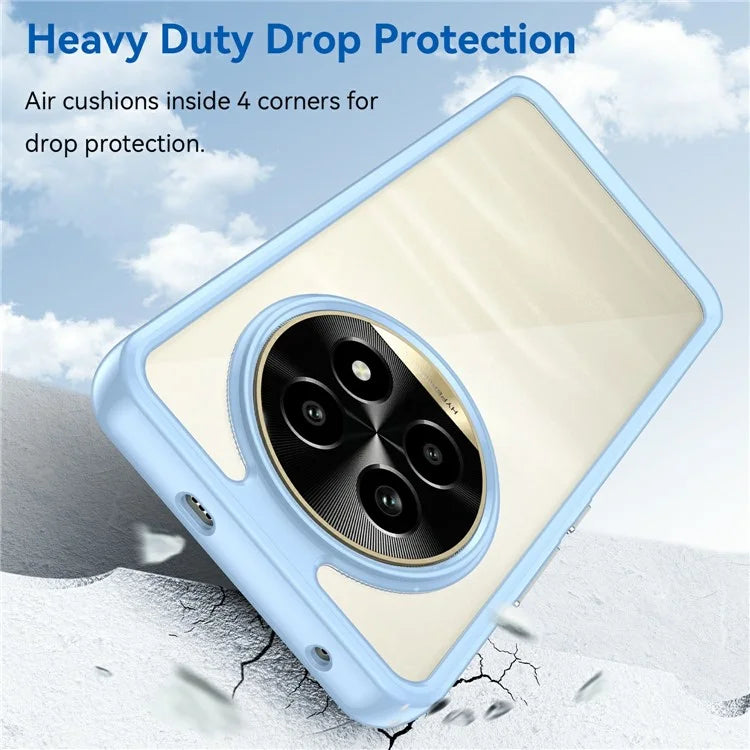 For Realme 13 Pro 5G / 13 Pro+ 5G Shockproof Case TPU +Acrylic Protective Clear Phone Cover