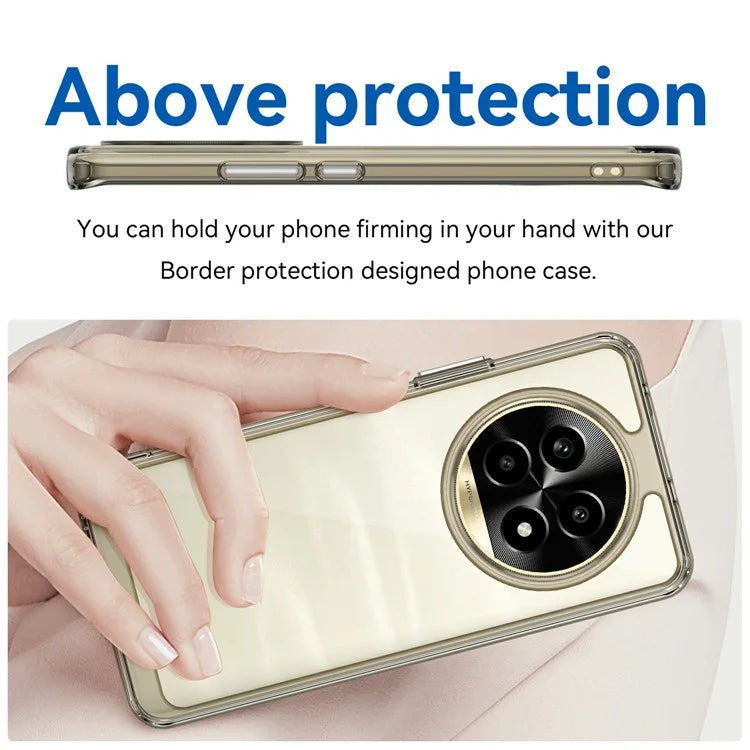 For Realme 13 Pro 5G / 13 Pro+ 5G Shockproof Case TPU +Acrylic Protective Clear Phone Cover
