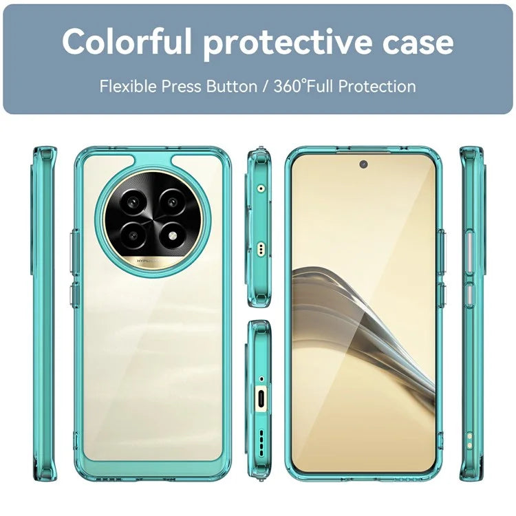 For Realme 13 Pro 5G / 13 Pro+ 5G Shockproof Case TPU +Acrylic Protective Clear Phone Cover