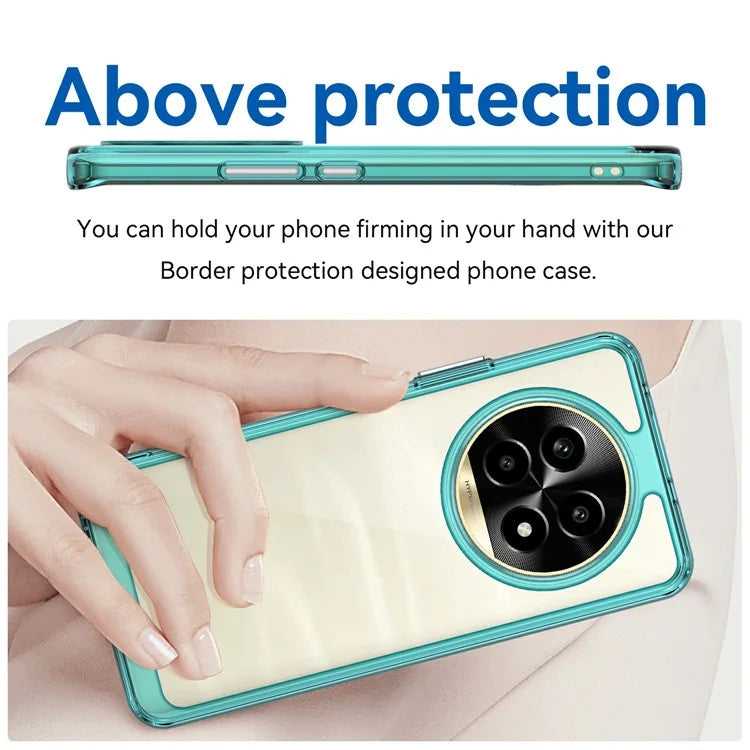 For Realme 13 Pro 5G / 13 Pro+ 5G Shockproof Case TPU +Acrylic Protective Clear Phone Cover