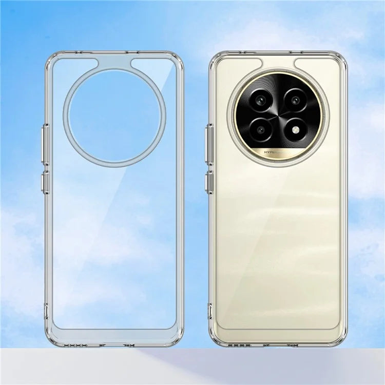 For Realme 13 Pro 5G / 13 Pro+ 5G Shockproof Case TPU +Acrylic Protective Clear Phone Cover