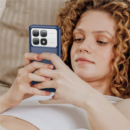 For Xiaomi Redmi K70 Ultra Case Carbon Fiber Texture TPU Brushed Phone Cover