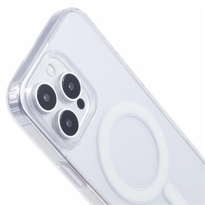 For iPhone 16 Pro Clear Case Acrylic+TPU Phone Cover Compatible with MagSafe