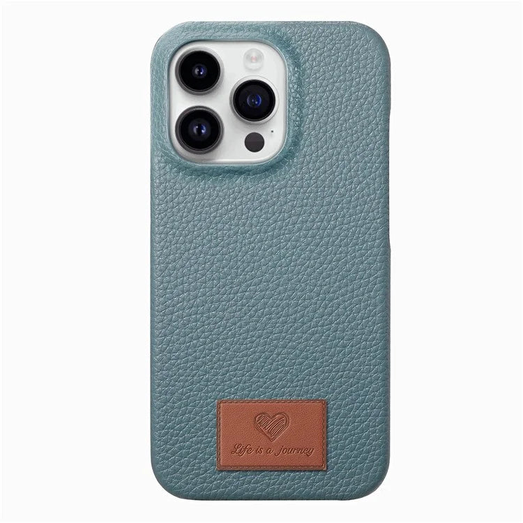 Y5 For iPhone 16 Pro Case Litchi Texture Leather+TPU Slim Phone Cover