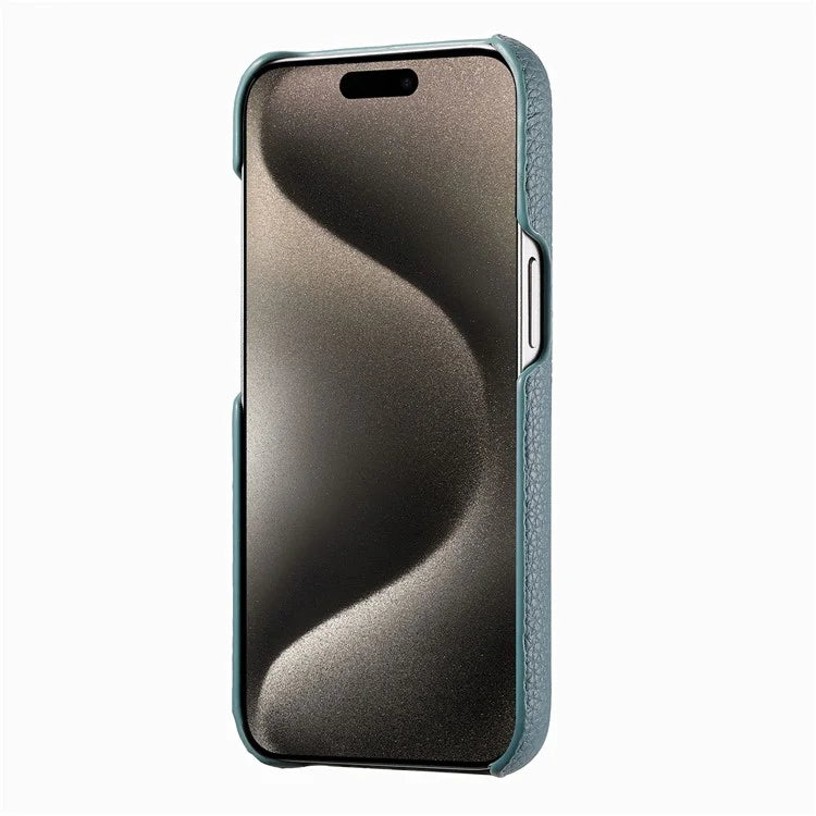 Y5 For iPhone 16 Pro Case Litchi Texture Leather+TPU Slim Phone Cover