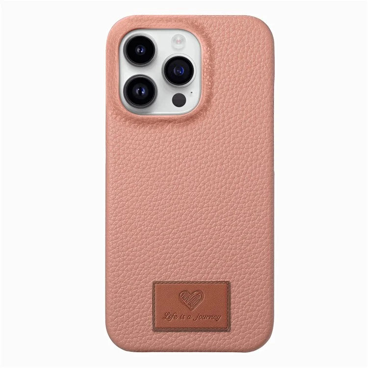 Y5 For iPhone 16 Pro Case Litchi Texture Leather+TPU Slim Phone Cover