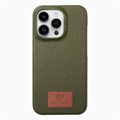 Y5 For iPhone 16 Pro Case Litchi Texture Leather+TPU Slim Phone Cover