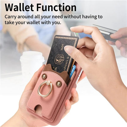 Y6 For iPhone 16 Pro Max Case Cute Bear Design PU Leather+TPU Card Holder Phone Cover