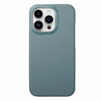 Y1 For iPhone 16 Pro Case Shockproof Litchi Texture Leather+PC Phone Cover