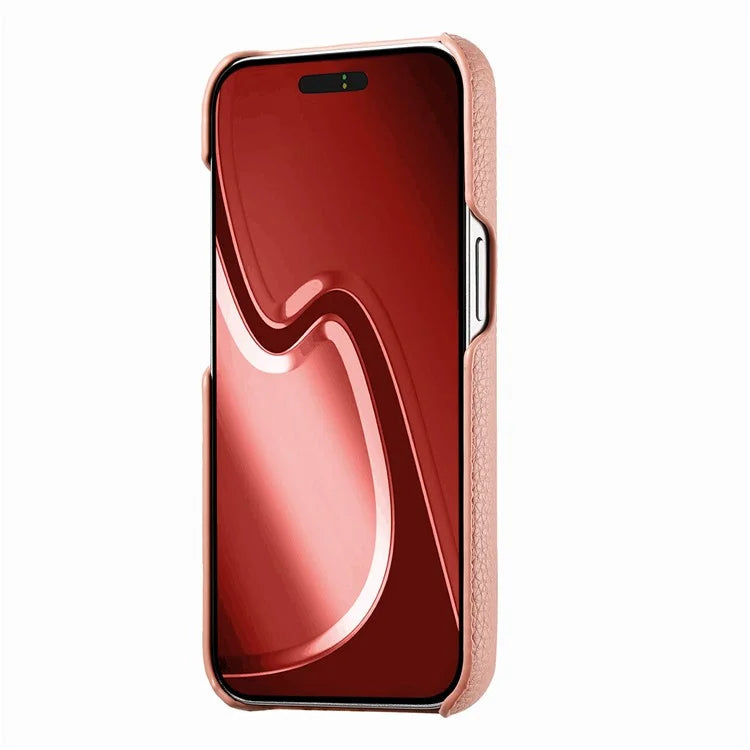 Y1 For iPhone 16 Pro Case Shockproof Litchi Texture Leather+PC Phone Cover