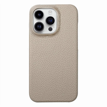 Y1 For iPhone 16 Pro Case Shockproof Litchi Texture Leather+PC Phone Cover
