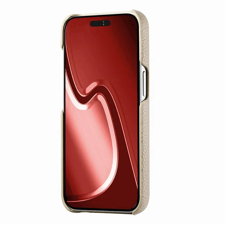 Y1 For iPhone 16 Pro Case Shockproof Litchi Texture Leather+PC Phone Cover