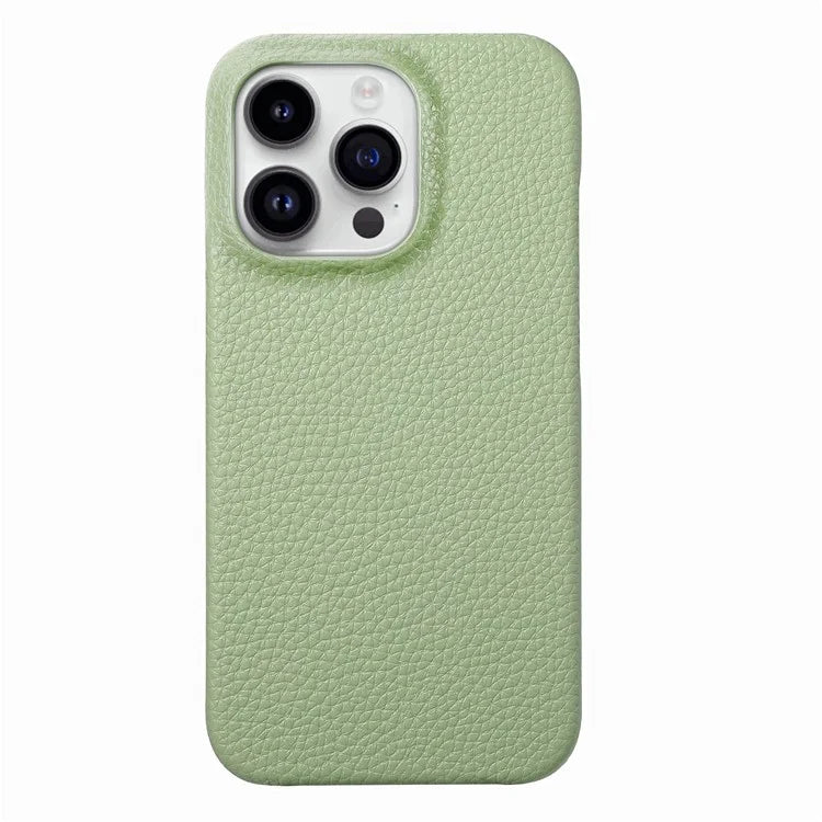 Y1 For iPhone 16 Pro Case Shockproof Litchi Texture Leather+PC Phone Cover