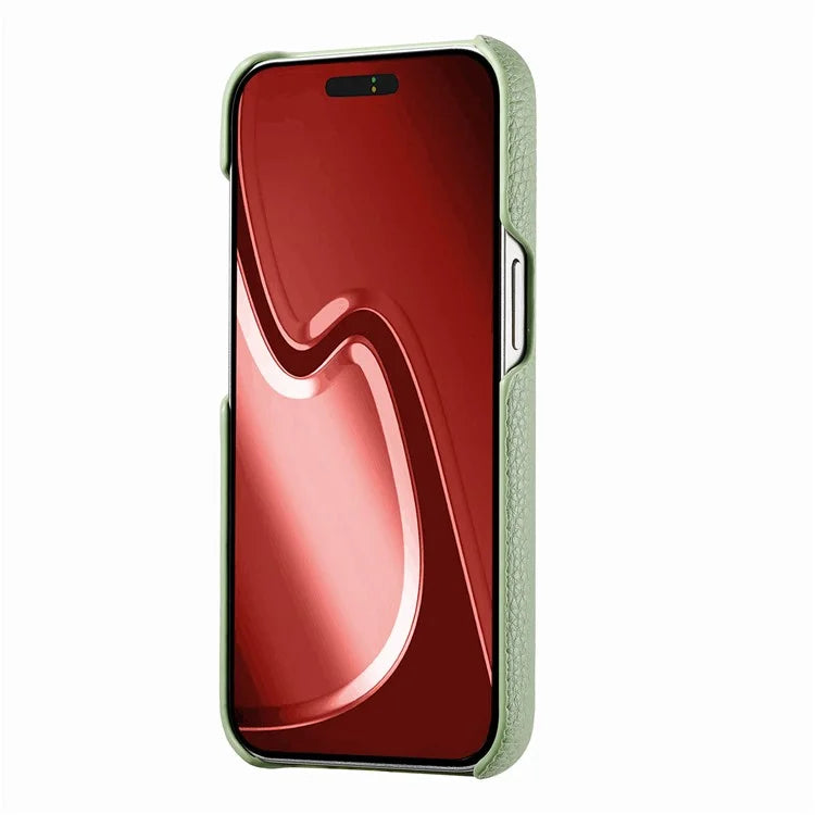 Y1 For iPhone 16 Pro Case Shockproof Litchi Texture Leather+PC Phone Cover