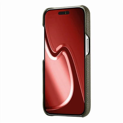 Y1 For iPhone 16 Pro Case Shockproof Litchi Texture Leather+PC Phone Cover
