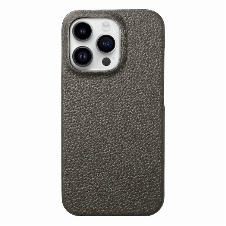 Y1 For iPhone 16 Pro Case Shockproof Litchi Texture Leather+PC Phone Cover