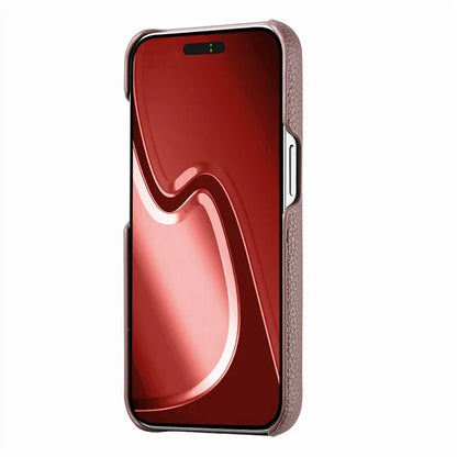 Y1 For iPhone 16 Pro Case Shockproof Litchi Texture Leather+PC Phone Cover