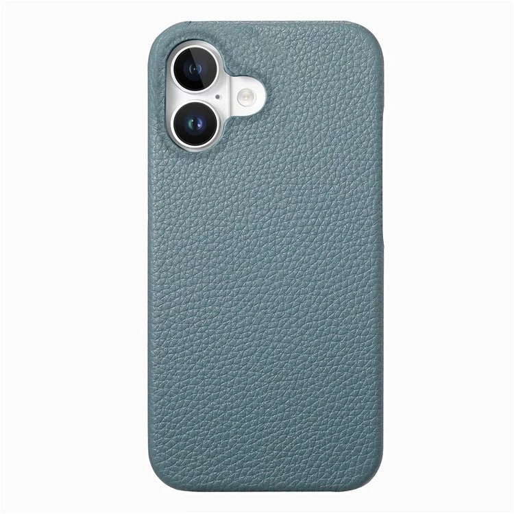 Y1 For iPhone 16 Plus Case Shockproof Litchi Texture Leather+PC Phone Cover