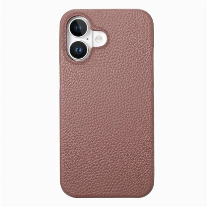 Y1 For iPhone 16 Plus Case Shockproof Litchi Texture Leather+PC Phone Cover