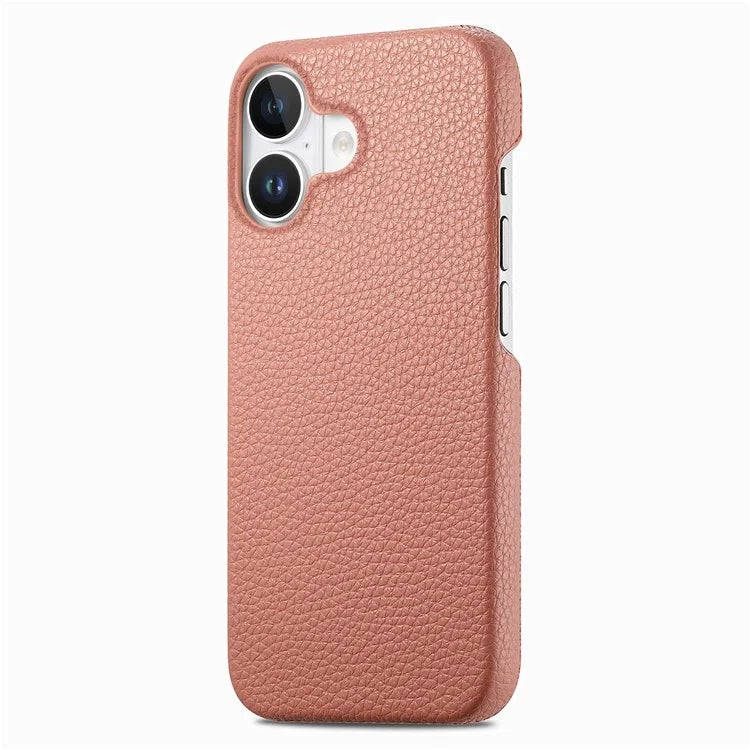 Y1 For iPhone 16 Plus Case Shockproof Litchi Texture Leather+PC Phone Cover