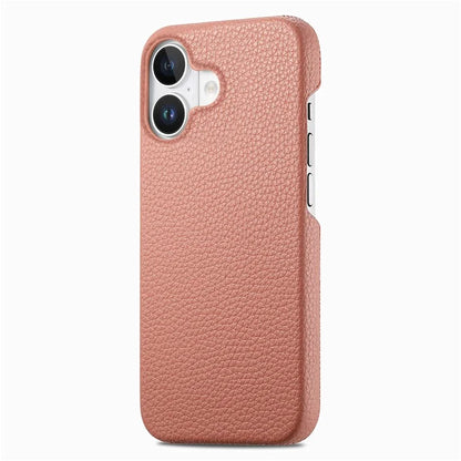Y1 For iPhone 16 Plus Case Shockproof Litchi Texture Leather+PC Phone Cover