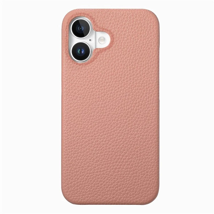 Y1 For iPhone 16 Plus Case Shockproof Litchi Texture Leather+PC Phone Cover