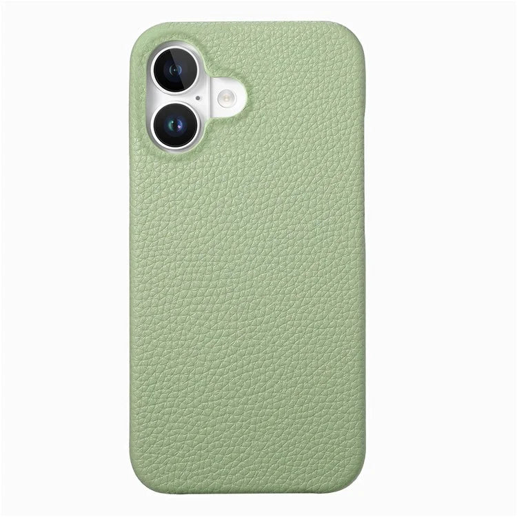Y1 For iPhone 16 Plus Case Shockproof Litchi Texture Leather+PC Phone Cover