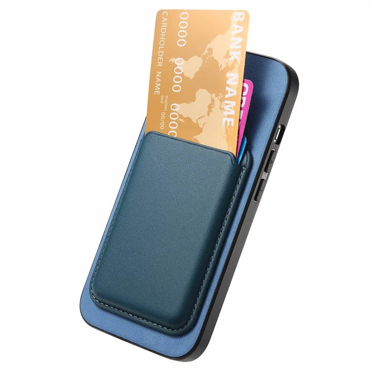 B2 For iPhone 16 Pro Max Case Detachable Magnetic Card Bag Leather+TPU Phone Cover
