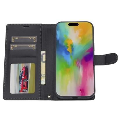 LC.IMEEKE L2 Series for iPhone 16 Pro Max Case PU Leather Wallet Detachable Magnetic Phone Cover