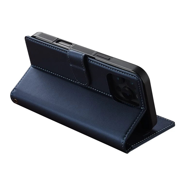 LC.IMEEKE L2 Series for iPhone 16 Pro Max Case PU Leather Wallet Detachable Magnetic Phone Cover