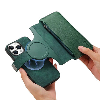 CASENEO MW-02 For iPhone 16 Pro Max Leather Case Detachable Magnetic Phone Cover