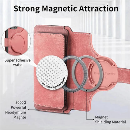 CASENEO MW-02 For iPhone 16 Pro Max Leather Case Detachable Magnetic Phone Cover