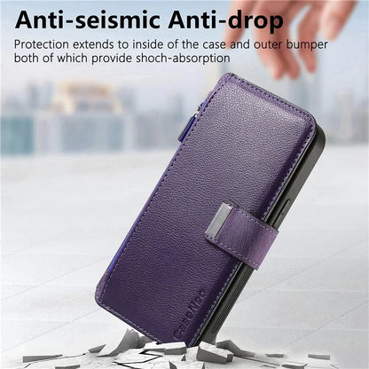 CASENEO MW-02 For iPhone 16 Pro Max Leather Case Detachable Magnetic Phone Cover