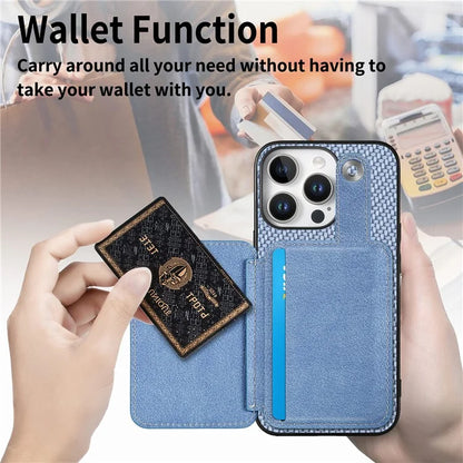 Style B C1-06 For iPhone 16 Pro Max Case Card Holder Leather+PC+TPU Phone Cover with Card Knife