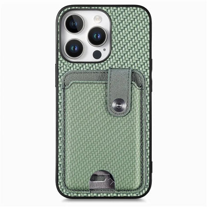 Style B C1-06 For iPhone 16 Pro Case Card Holder Leather+PC+TPU Phone Cover with Card Knife