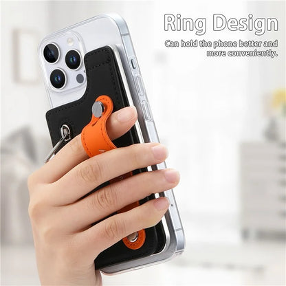 CY2 For iPhone 16 Pro Case Wristband Leather+PC Zipper Pocket Phone Cover RFID Blocking