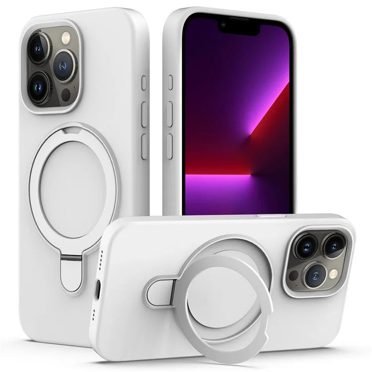 For iPhone 16 Pro Case Compatible with MagSafe Kickstand PC + Silicone Phone Cover