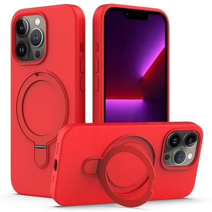 For iPhone 16 Pro Case Compatible with MagSafe Kickstand PC + Silicone Phone Cover