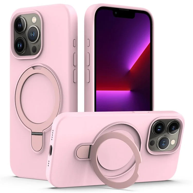 For iPhone 16 Pro Case Compatible with MagSafe Kickstand PC + Silicone Phone Cover