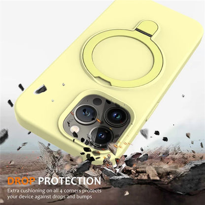 For iPhone 16 Pro Case Compatible with MagSafe Kickstand PC + Silicone Phone Cover