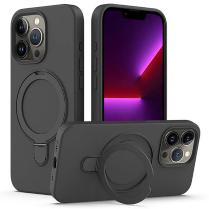 For iPhone 16 Pro Case Compatible with MagSafe Kickstand PC + Silicone Phone Cover