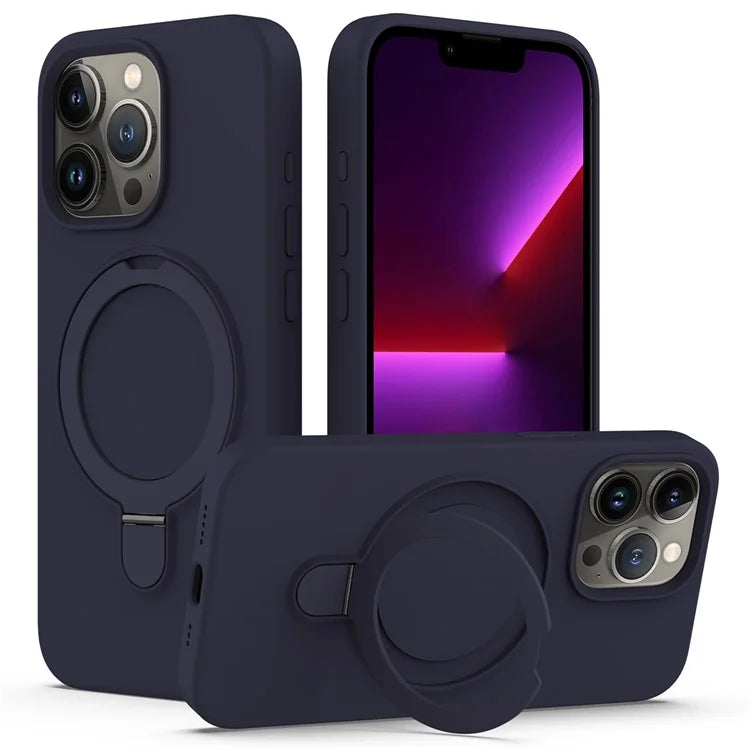 For iPhone 16 Pro Case Compatible with MagSafe Kickstand PC + Silicone Phone Cover