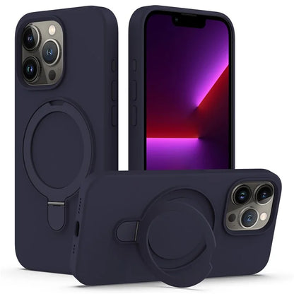 For iPhone 16 Pro Case Compatible with MagSafe Kickstand PC + Silicone Phone Cover