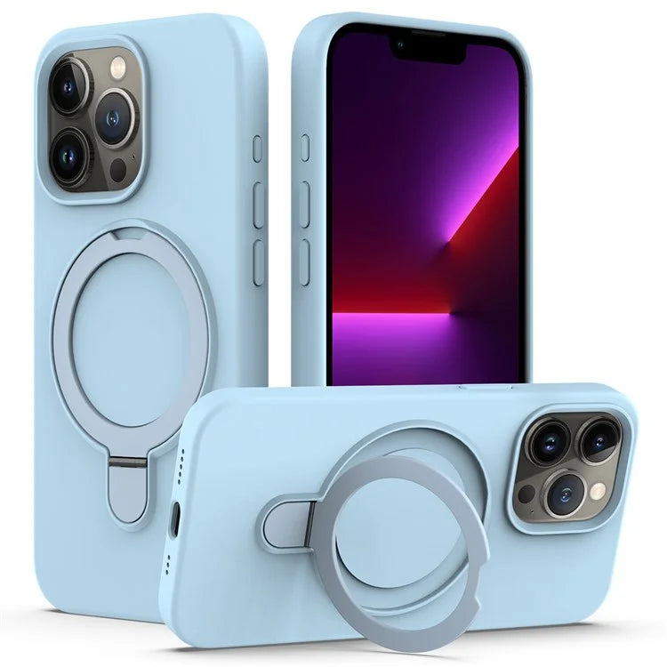 For iPhone 16 Pro Case Compatible with MagSafe Kickstand PC + Silicone Phone Cover