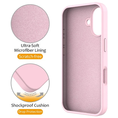 For iPhone 16 Case Compatible with MagSafe Kickstand PC + Silicone Phone Cover