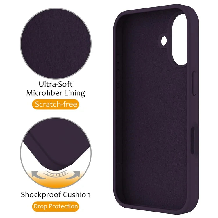 For iPhone 16 Case Compatible with MagSafe Kickstand PC + Silicone Phone Cover