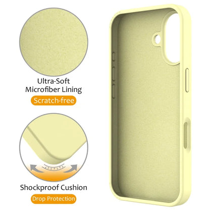 For iPhone 16 Case Compatible with MagSafe Kickstand PC + Silicone Phone Cover