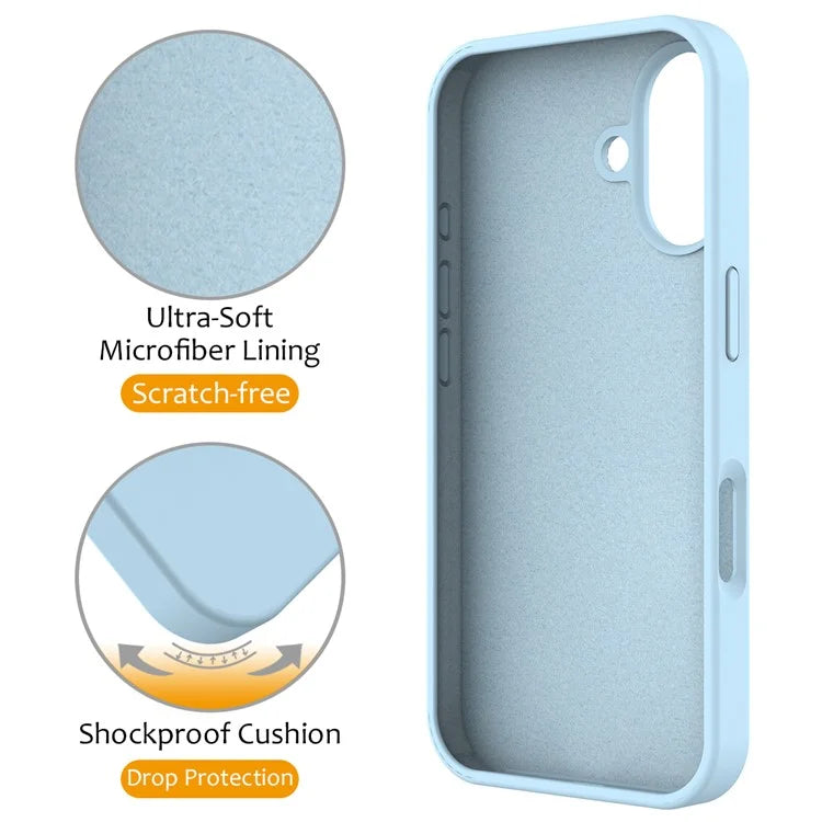 For iPhone 16 Case Compatible with MagSafe Kickstand PC + Silicone Phone Cover